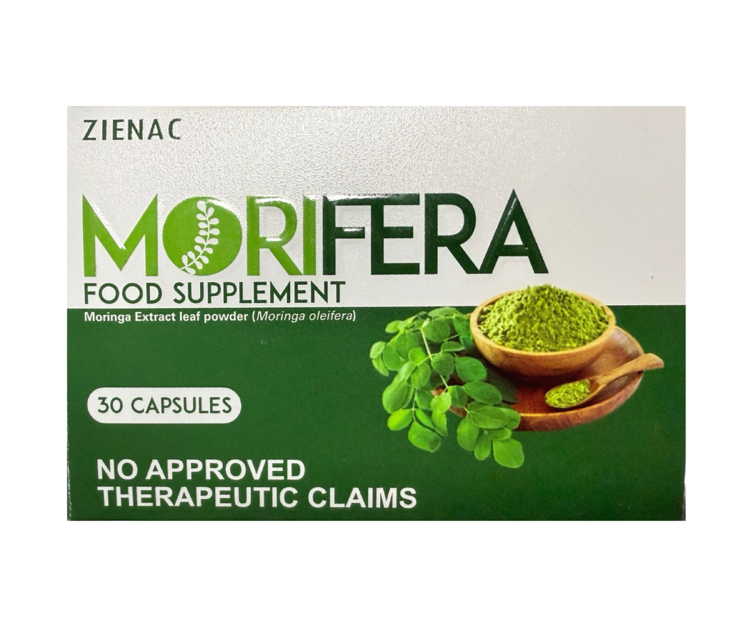MORIFERA Moringa Extract Leaf Powder (Moringa Oleifera) 500mg Capsules